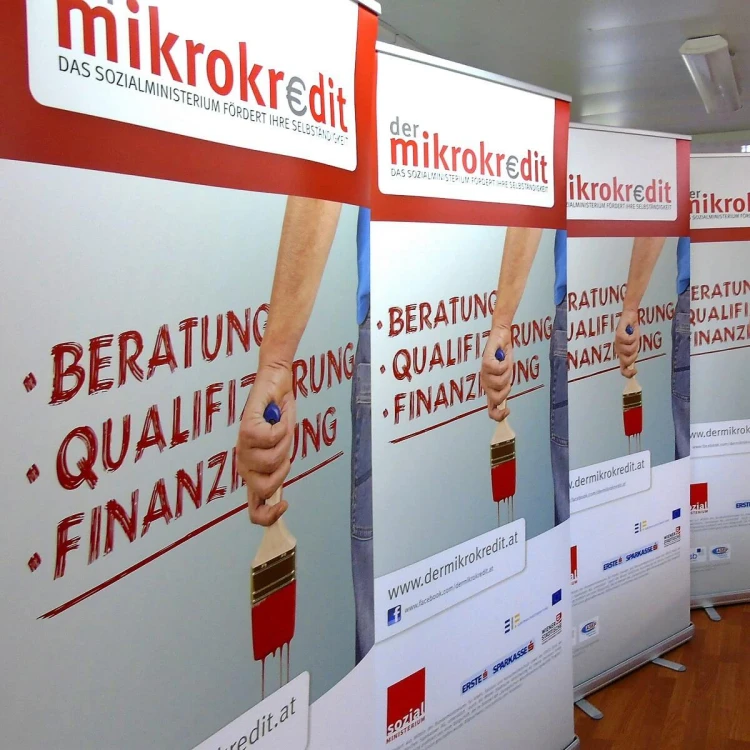 Rollup 100x200 cm Mikrokredit