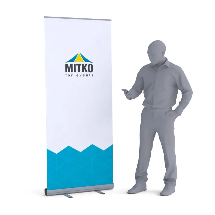 Wzmocniony rollup Topaz 85x200 cm z nadrukiem cyfrowym
