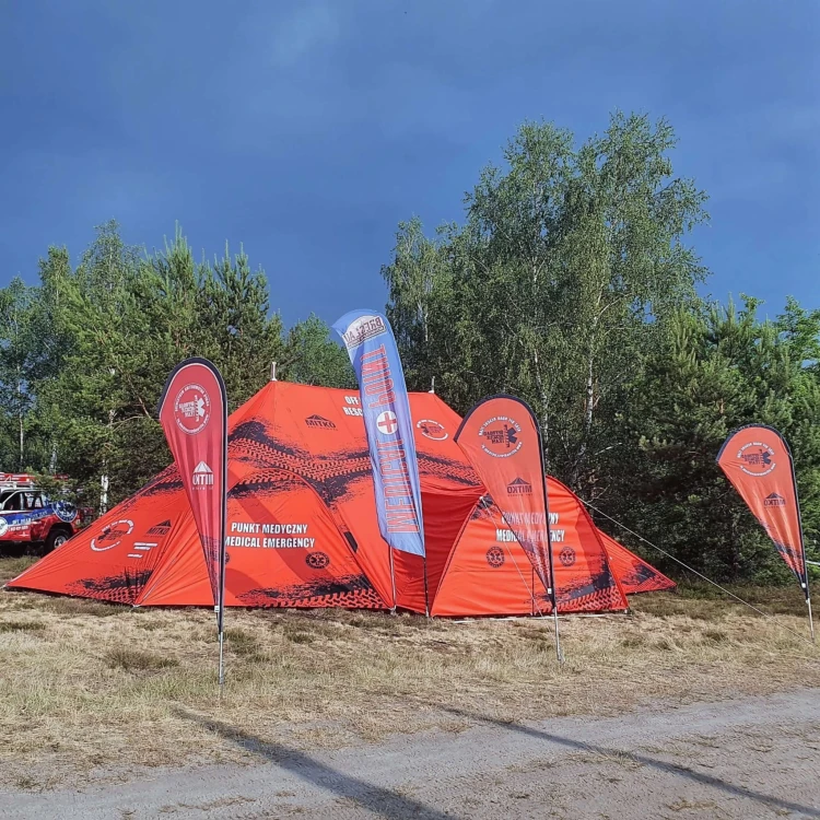 Flagi reklamowe Flyer M 90x235 cm z nadrukiem ORT