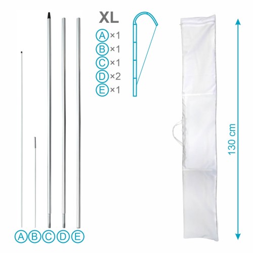 Maszt do flagi reklamowej Flyer XL