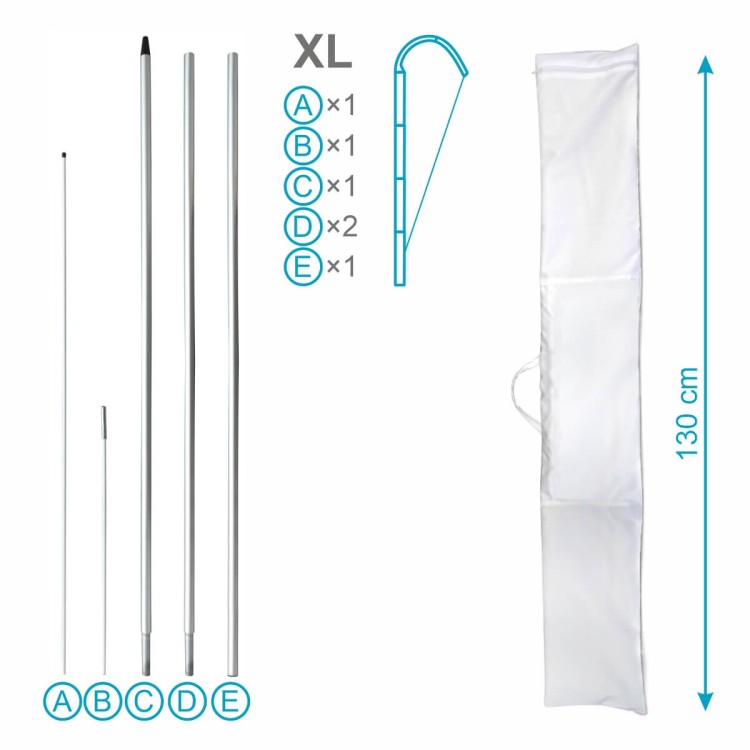 Maszt do flagi reklamowej Flyer XL