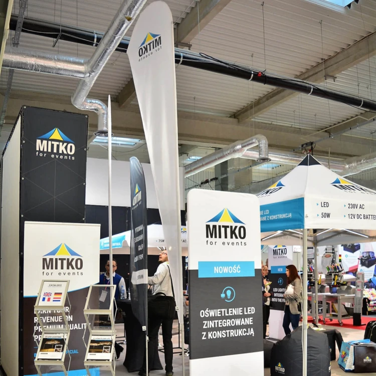 Flaga reklamowa Flyer XL z nadrukiem MITKO