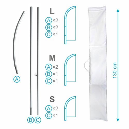 Maszty do flag reklamowych Rider