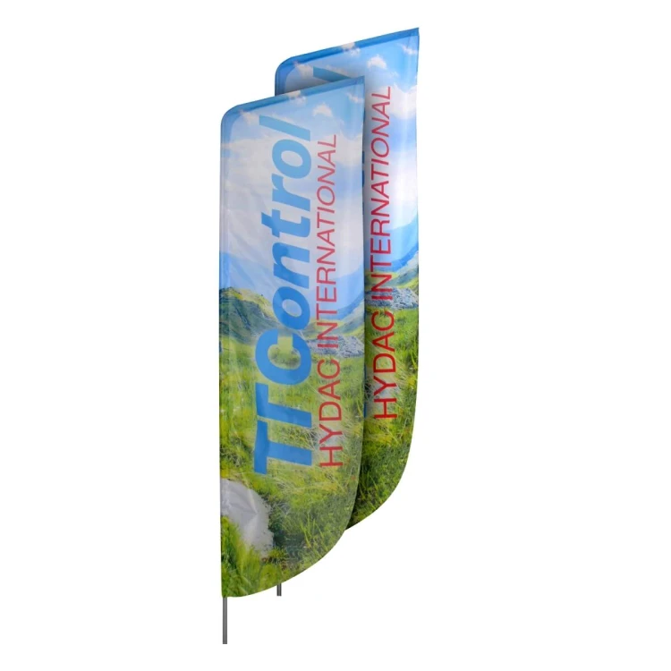 Flagi reklamowe Hussar M Round z nadrukiem TT Ccontrol