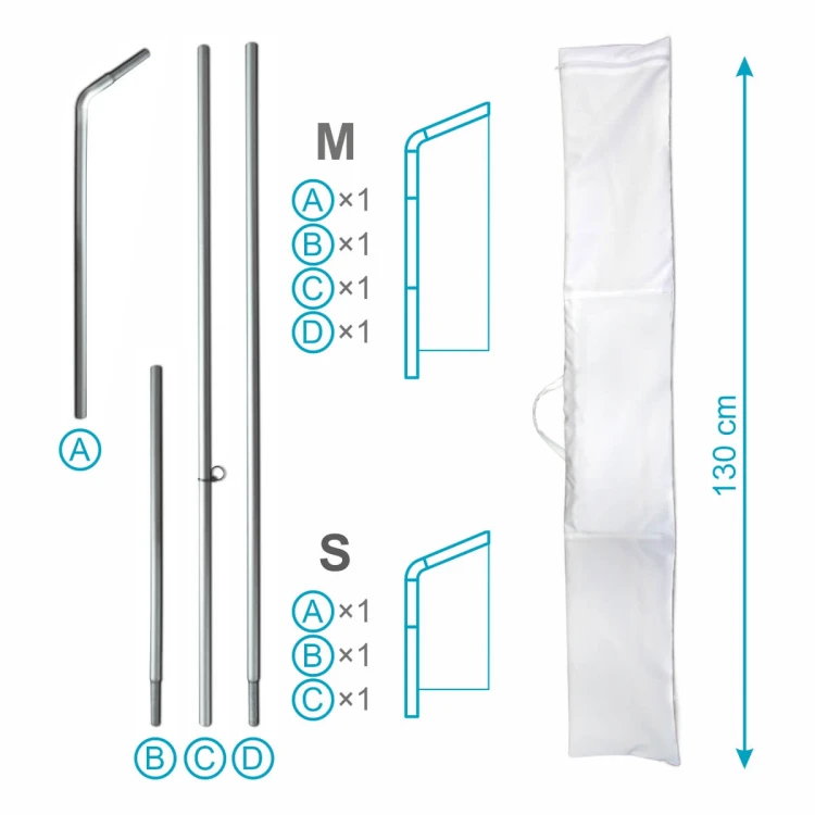 Maszty do flag reklamowych Hussar