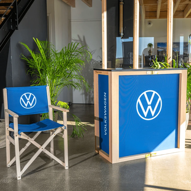 Krzesło reklamowe Boss z nadrukiem VW
