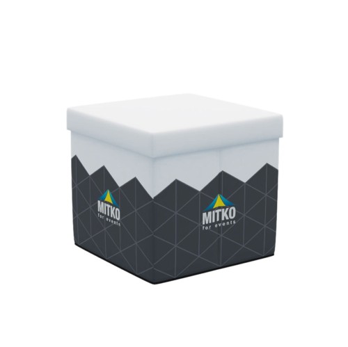 Składana kostka reklamowa Origami 50 cm z dowolnym nadrukiem