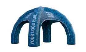 Namioty dmuchane z nadrukiem