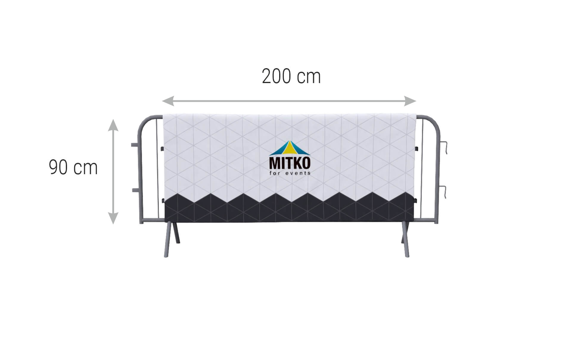 Wymiary banera Poncho 200 cm