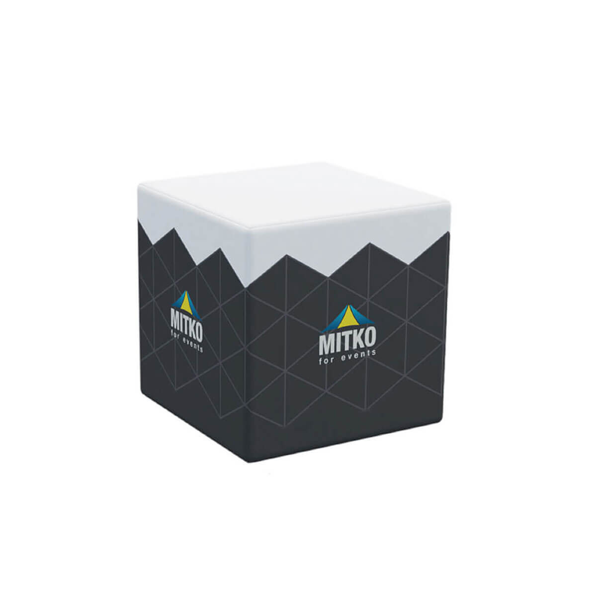 Kostka reklamowa 40 cm z dowolnym nadrukiem - twarda