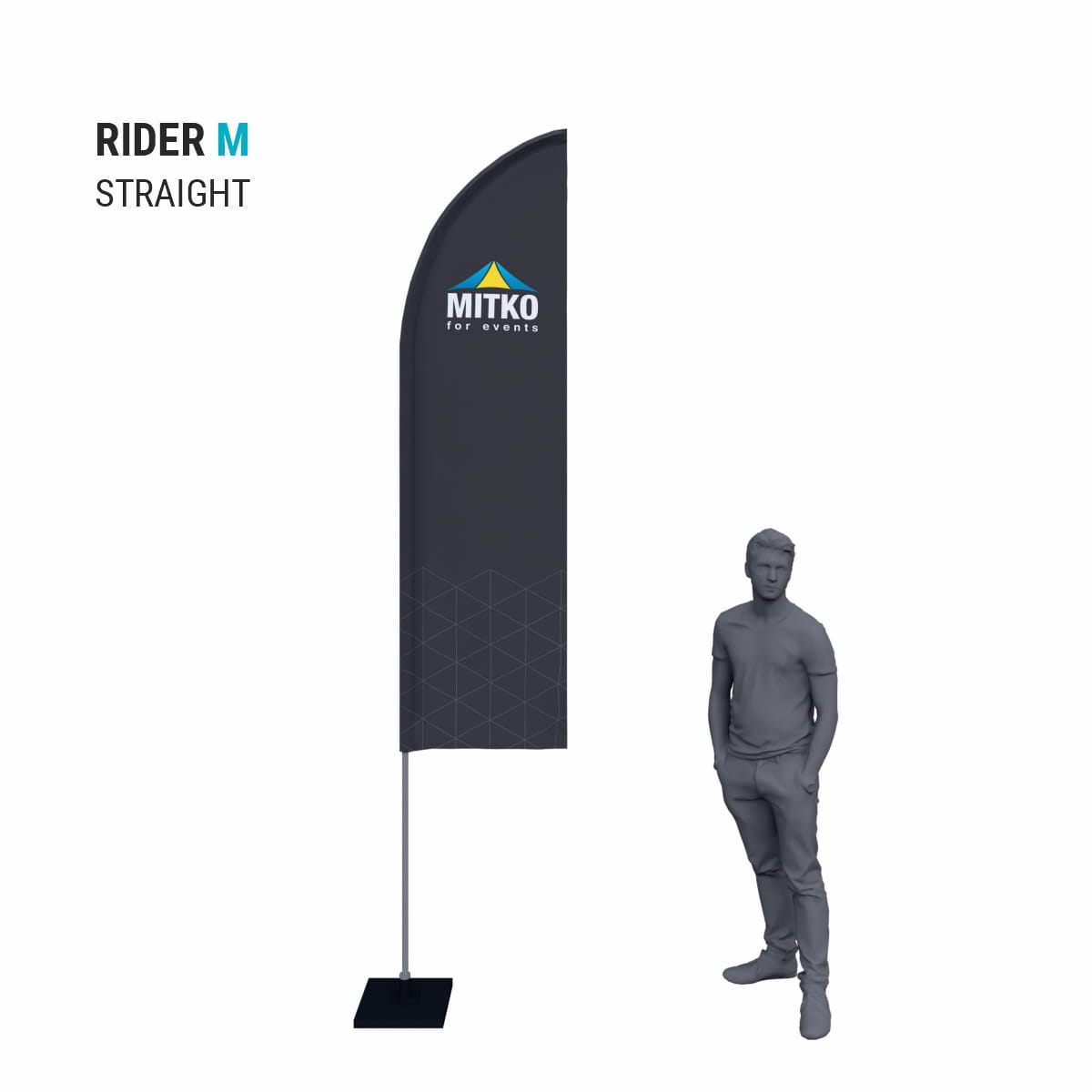 Flaga reklamowa Rider M Straight